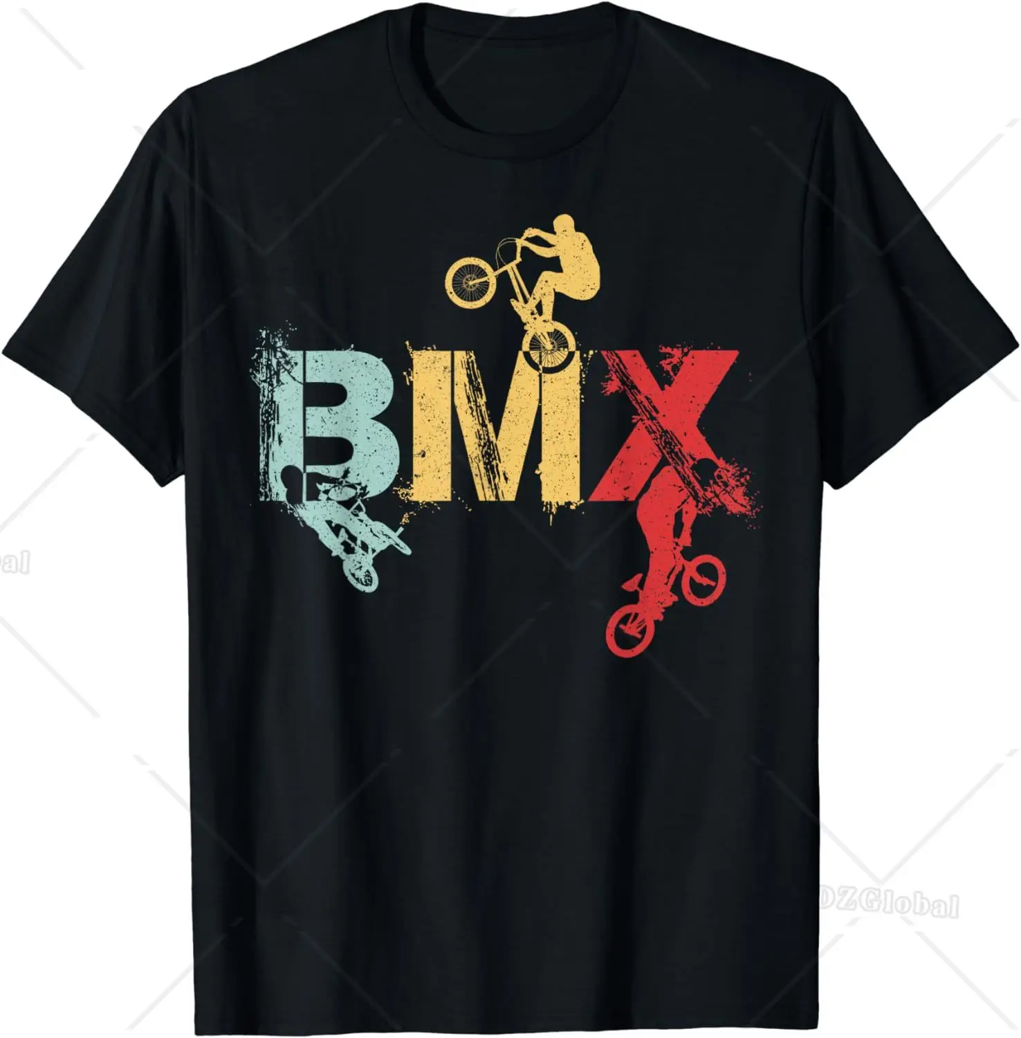 Футболка BMX в винтажном стиле с графическим рисунком для мальчиков