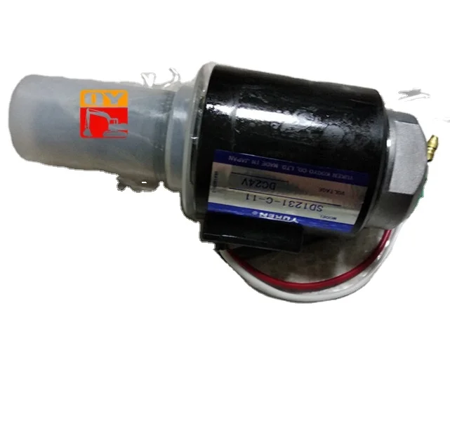 Соленоидный клапан Jining Qianyu DC24V 38553-70500 для экскаватора и строительных кранов, запасные части для колесного погрузчика