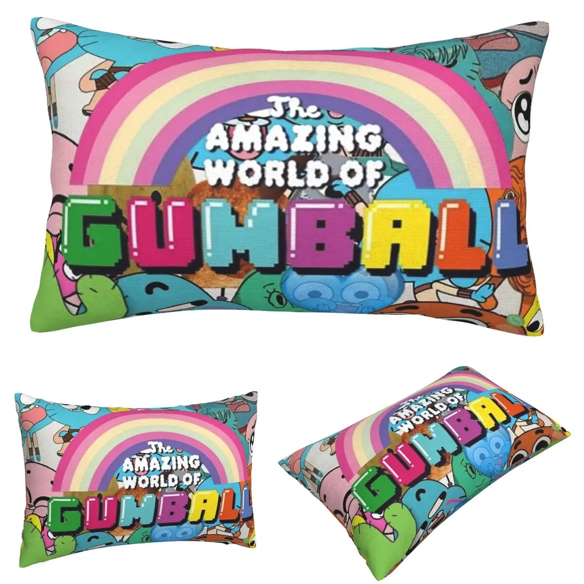 Прямоугольная наволочка The Amazing World Of Gumball, чехол для подушки, декор для спальни, кровати, домашний комфорт, декоративная подушка