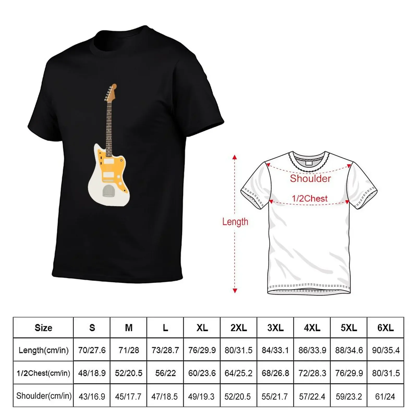 Фото Футболка J Mascis Jazzmaster, милая одежда, забавная рубашка, хлопковые черные забавные футболки, футболка для мужчин №2