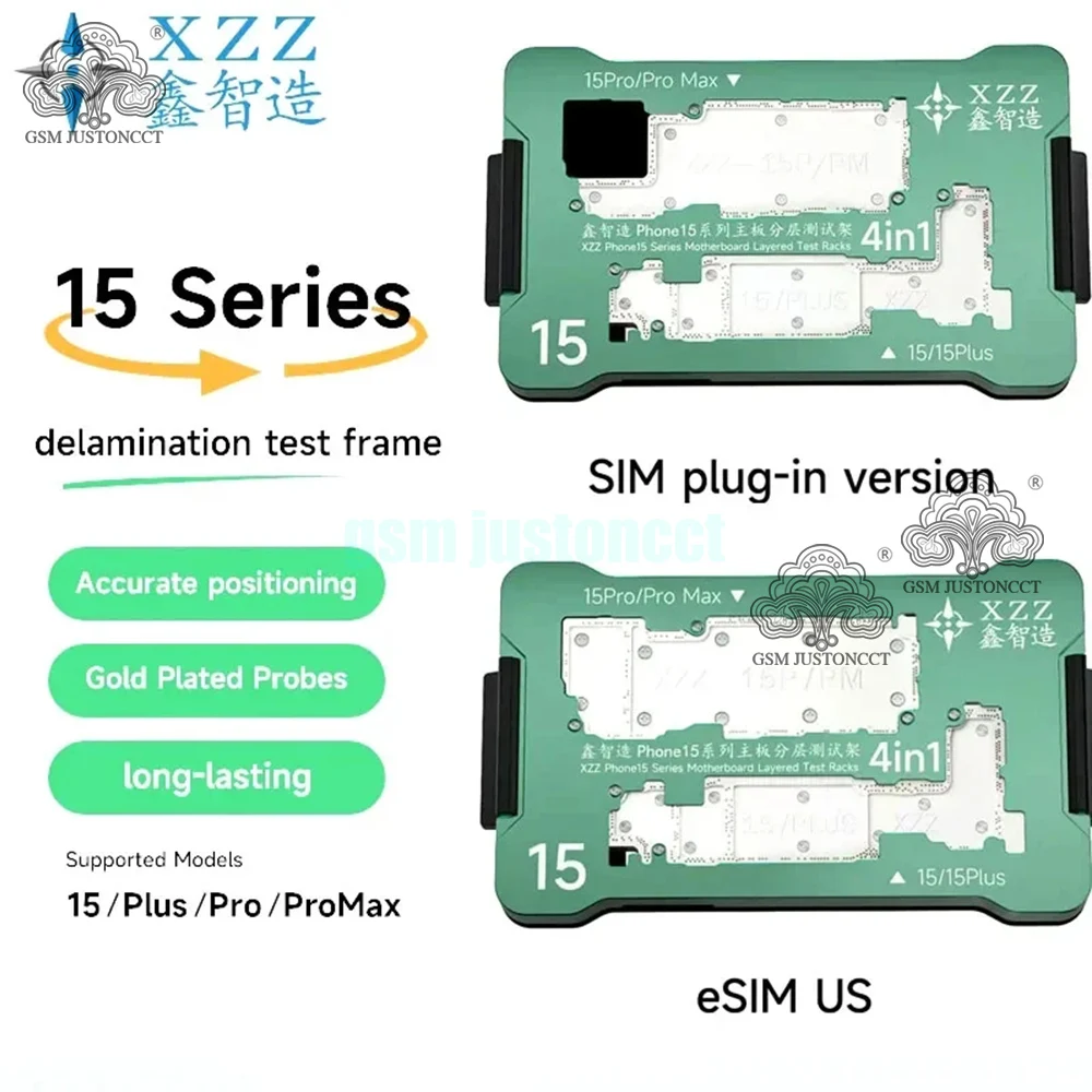 Xinzhizao для iPhone 15/Plus/Pro/Promax Series, тестирование функций материнской платы, логическая плата, тестер верхней и нижней средней рамы