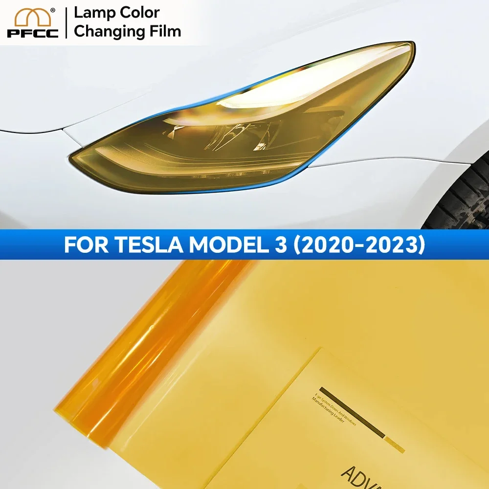 Предварительно вырезанная пленка для задних фар автомобиля Tesla Model 3 2020-2023, полупрозрачная пленка для изменения цвета, наклейки, матовая автостайлинг