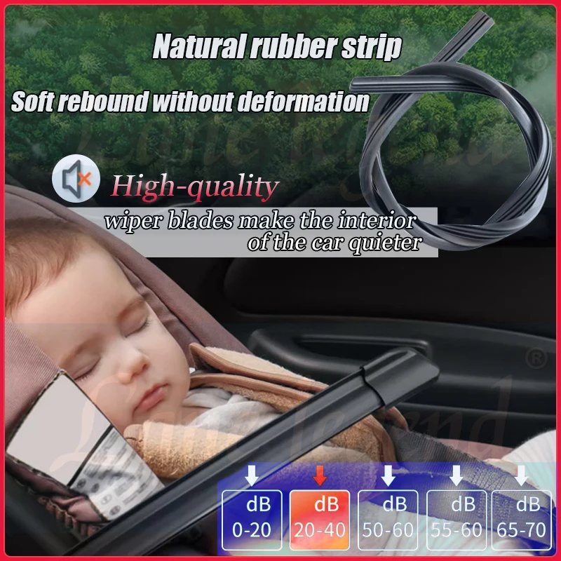 Фото Щетки стеклоочистителя передние для FIAT Panda Тип 169 2004 - 2012 LHD, 22 дюйма + 16 дюймов №5