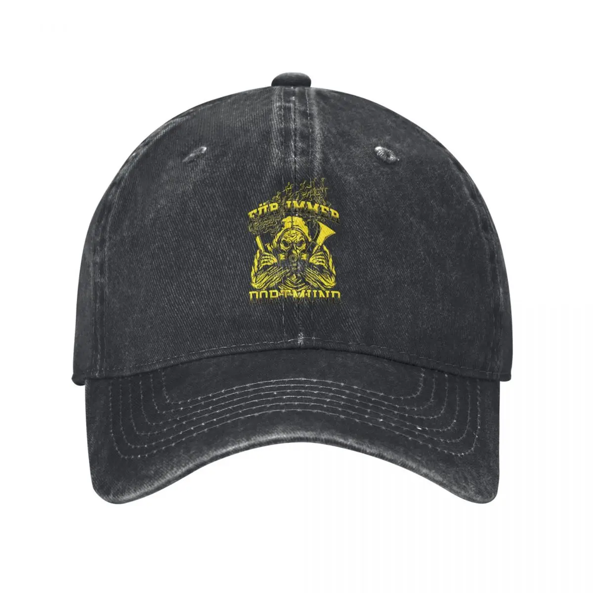 Dortmund, Skull Print, Dortmund, Football demin Cap Легкие кепки Женская бейсболка