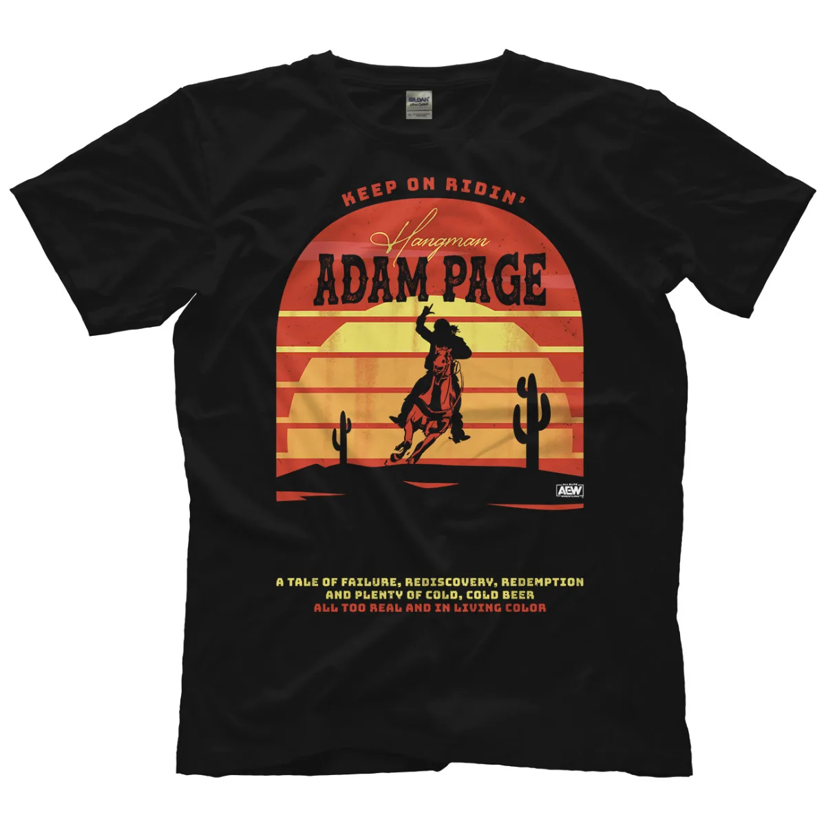 Hangman Adam Page-Закат AEW Официальная футболка