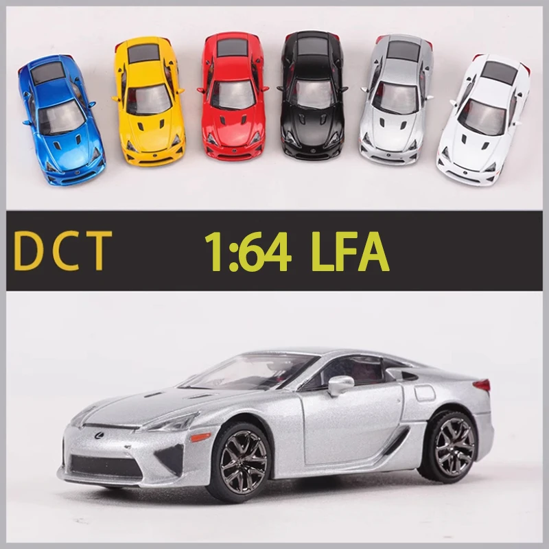 Фото DCT литой под давлением масштаб 1:64 LFA модель автомобиля из сплава, статическая коллекция, украшенные праздничные подарки, игрушки №2