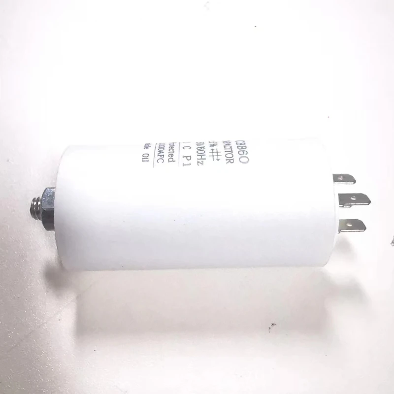 Пусковой конденсатор CBB60, 10uF ~ 70uF 12UF, 50  60Hz 450VAC с винтом M8 для электродвигателястиральной машины, 1 шт. (art.: 3920c638a0aac) - 3920c638a0aac