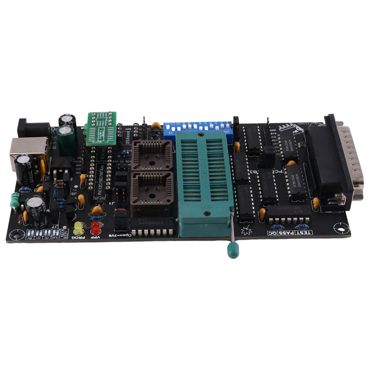 SPI 25Xx PCB5.0T-2021 программатор EPROM Willem, BIOS009 PIC, поддержка 0,98D12, рекламный зажим PLCC32 + SOIC 8-контактный адаптер (art.: 3920caf8b5a31) - 3920caf8b5a31