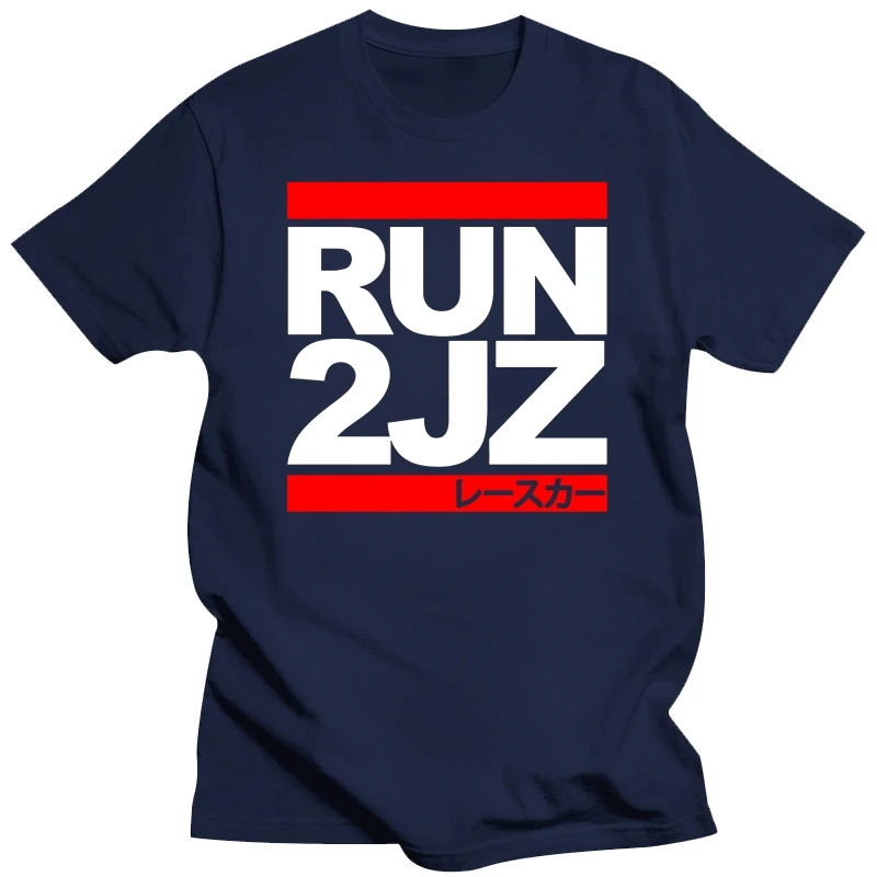 Летние тонкие мужские футболки из 100% хлопка Runer 2JZ Auto Racinger, футболка Estate Maglie Maniche, рубашка большого размера