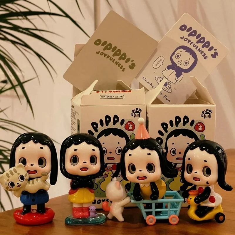 Горячая Oipippi Joyfulness Series слепая коробка мини мультфильм аниме фигурка Kawaii модель коллекция игрушек настольные украшения для девочек