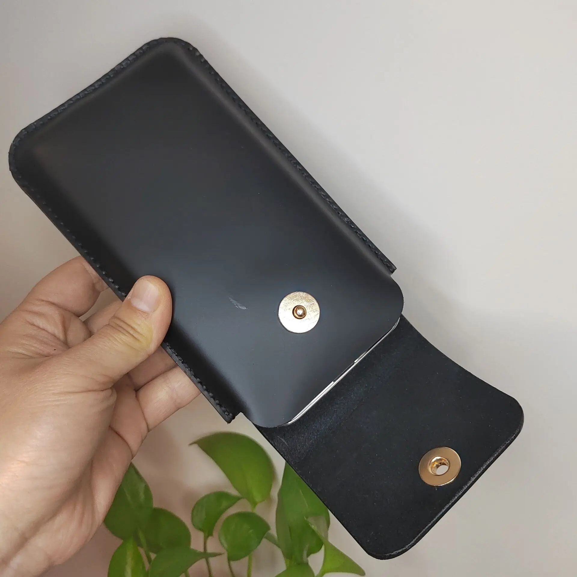 Фото Для Ulefone Armor 26 Ultra Мужская поясная сумка из натуральной кожи №5