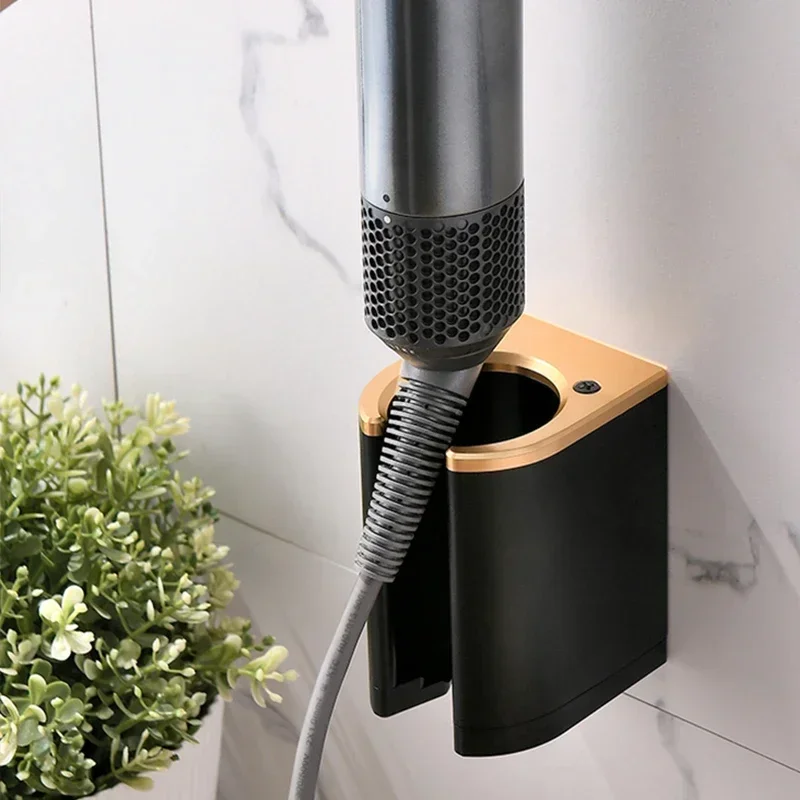 Фото Универсальный кронштейн для хранения для выпрямителя фена Dyson HT01/HS03/HS01/SH05, щипцы для завивки волос - детали полки для хранения с бесплатной перфорацией №3