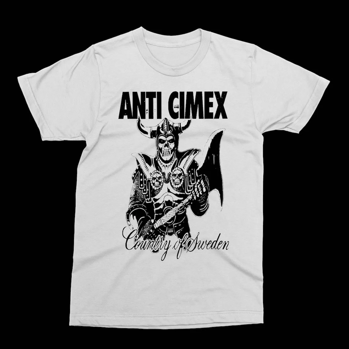 Футболка ANTI CIMEX «Country of Sweden» в стиле панк Discharge Amebix унисекс