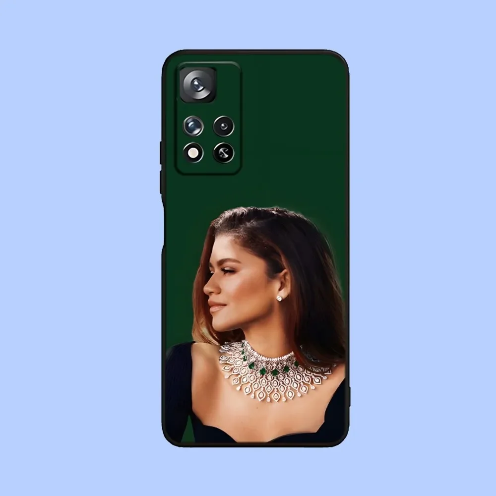 Фото Чехол для телефона Z-Zendaya для Samsung Galaxy A13, A21s, A22, A31, A32, A52, A53, A71, A80, A91 Мягкий черный чехол №3