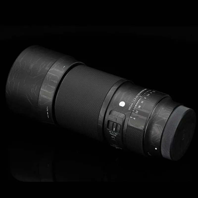 Фото Для Sigma 105 мм F2.8 DG DN MACRO Art для Sony Mount Camera наклейка на рассеиватель Coat Wrap защитная пленка защитная наклейка Skin 105 2,8 №5