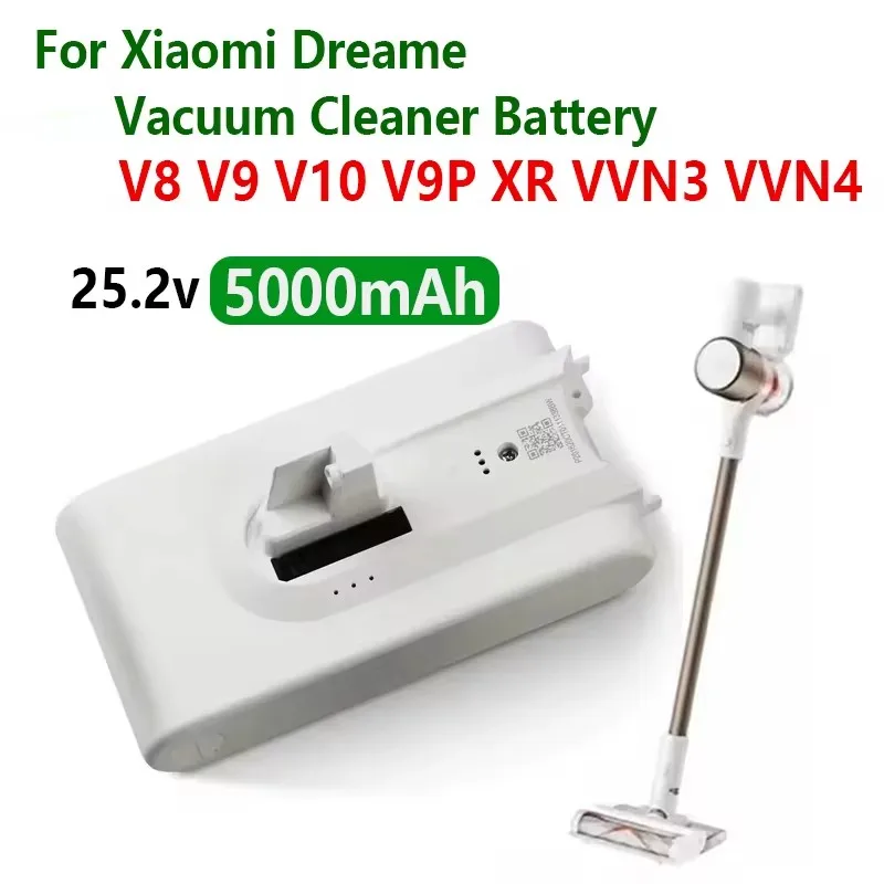 Фото Высококачественная литиевая батарея для Dreame V8 V10 V9P XR VVN3 VVN4, запасные части для ручного беспроводного пылесоса, аккумулятор №2