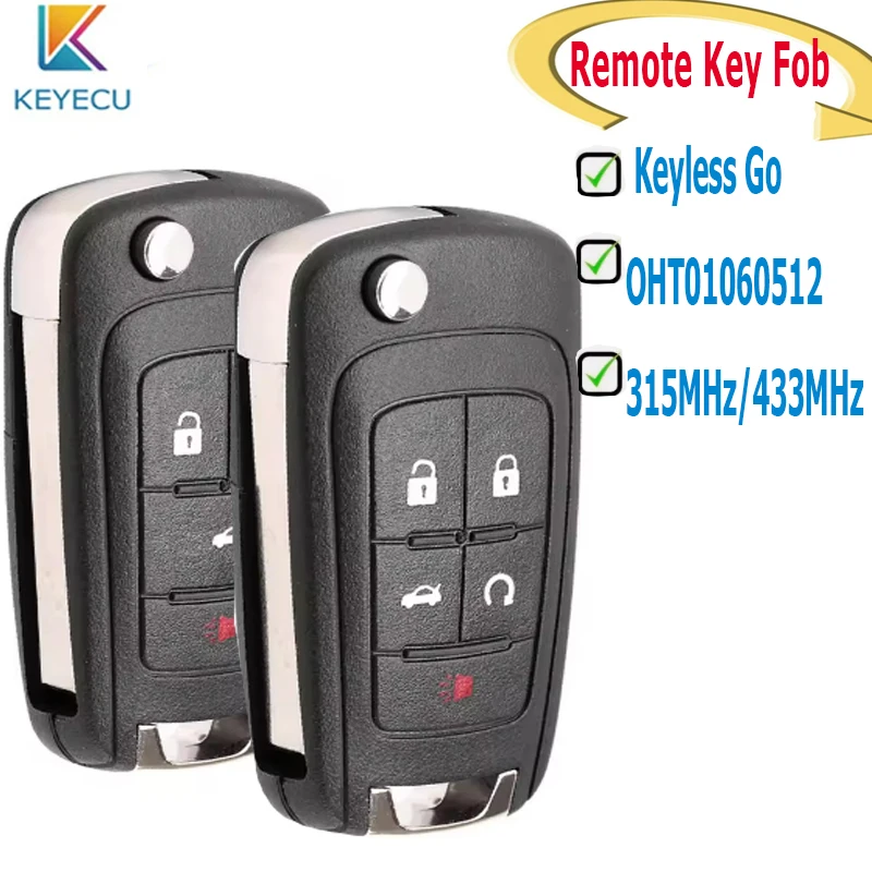 Умный дистанционный брелок KEYECU Keyless-Go для Chevrolet Camaro Cruze Buick GMC для Holden Commodore VF OHT 01060512   315 МГц
