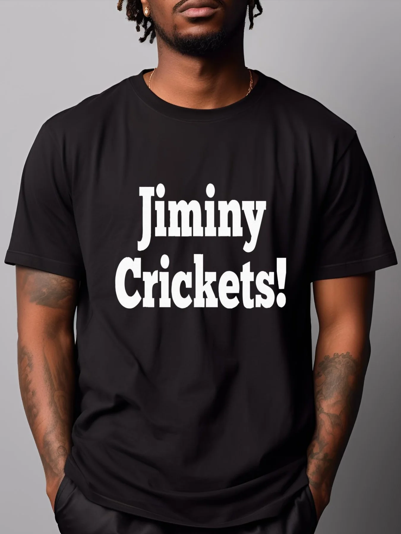 Футболка Jiminy Crickets Funny Cursingkids Safe Swear Curse Bad Word, хлопковая футболка с короткими рукавами, с круглым вырезом, мягкая, дышащая, R