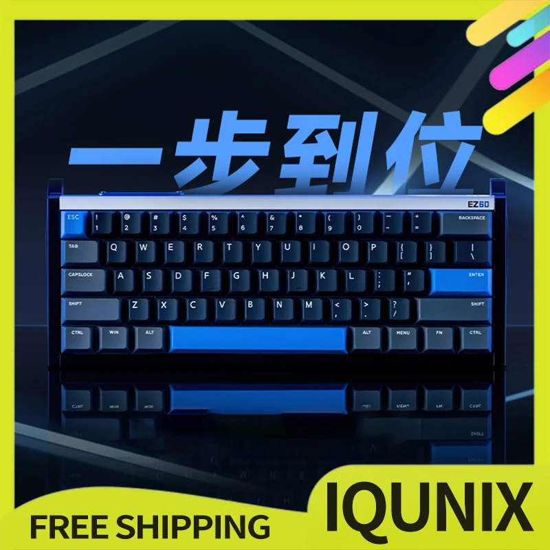 Клавиатура IQUNIX EZ63/EZ60 с магнитной осью, клавиатуры из алюминиевого сплава, персонализированная Valorant игровая клавиатура для настольного компьютера, подарки
