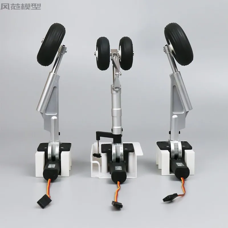 Фото Flyfans Eagle Lion Jas-39 Шасси Металлический амортизатор Шасси Электронное выдвижное шасси с червячной передачей №3