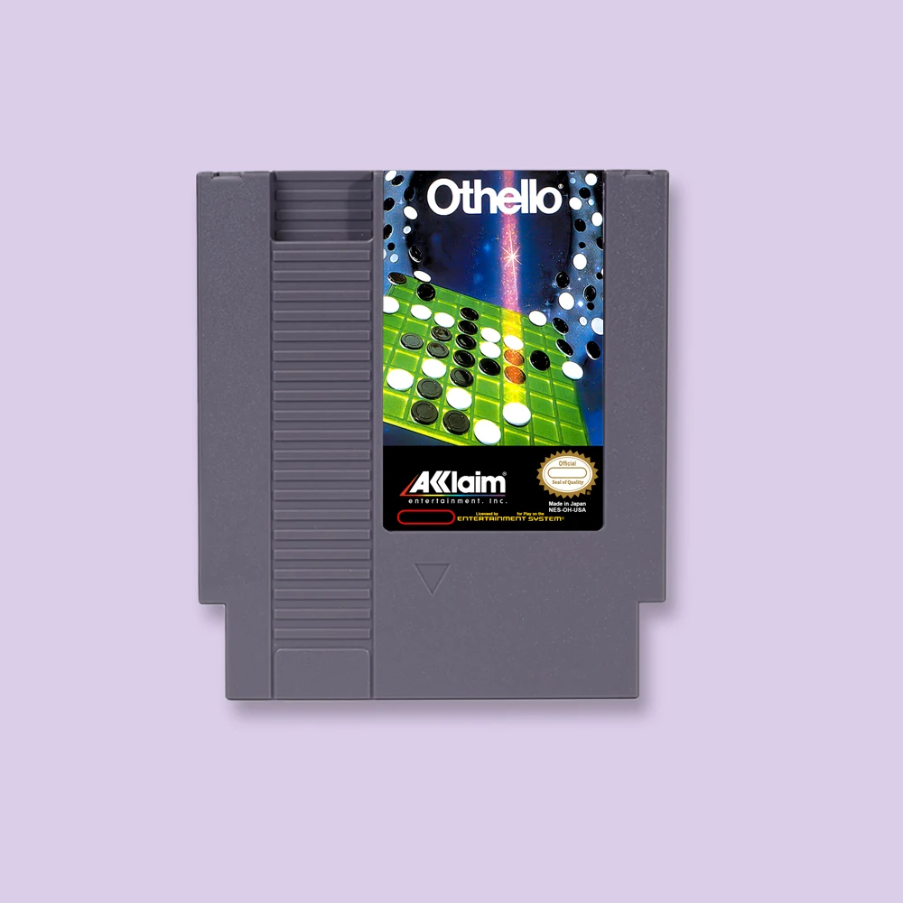Othello карта действия для игры для NES 72-контактный 8-битный картридж для видеоигр