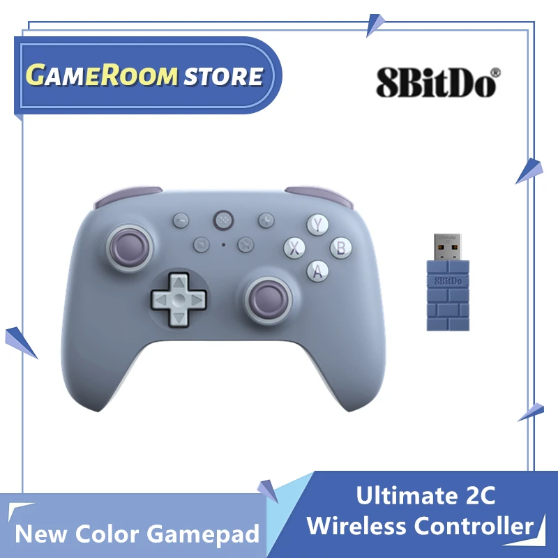 Беспроводной игровой контроллер 8BitDo Ultimate 2C, новый цветной геймпад, джойстик для ПК, Windows 10/11 Steam Deck Raspberry Pi Android