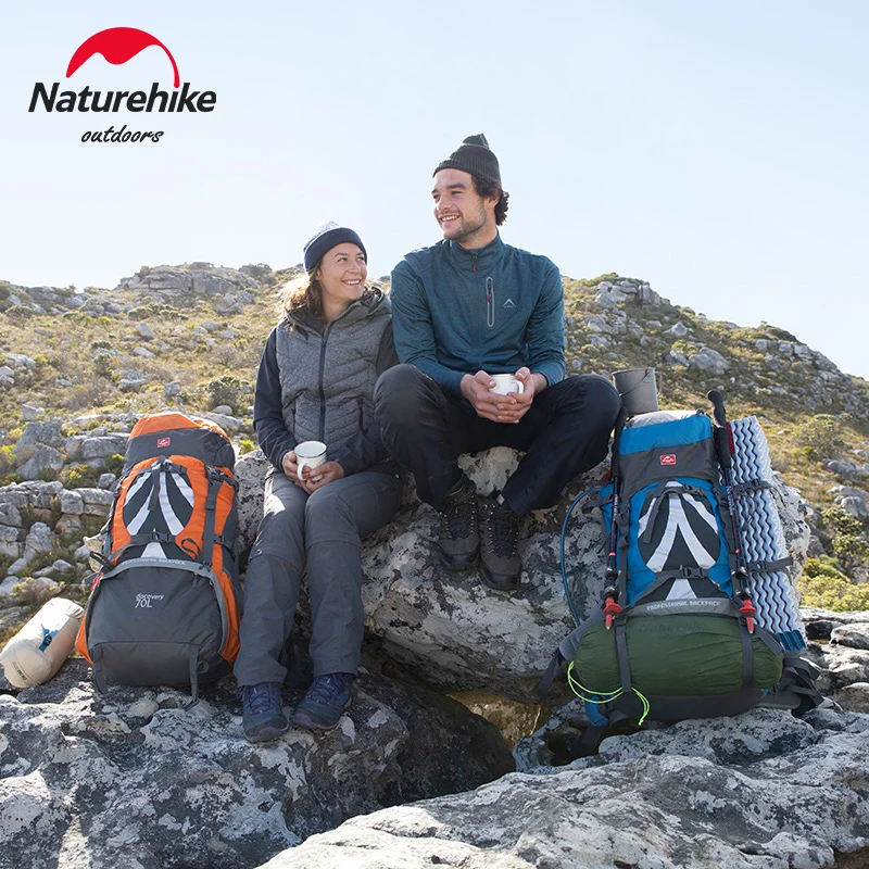 Naturehike 70L большой вместительный рюкзак для скалолазания на открытом воздухе, сумка для кемпинга, пешего туризма, профессиональный уличный рюкзак (art.: 3920cd0eb0d33) - 3920cd0eb0d33