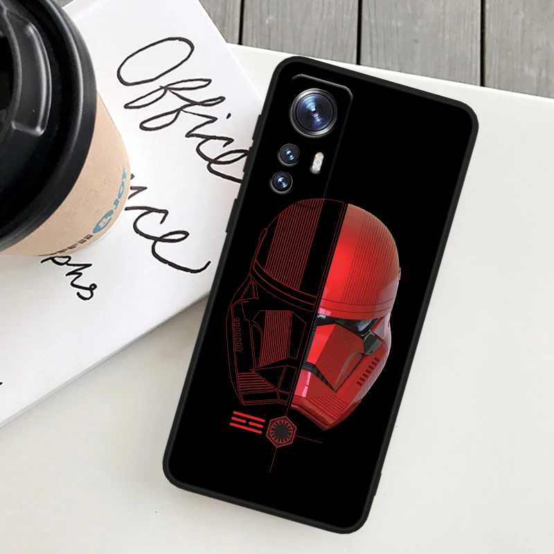 Мягкий силиконовый черный чехол S-tar W-ars Art Для Xiaomi Mi 14 13 12T 12S 12X 12 11i 11X 11T 11 Ultra Lite Pro (art.: 3920c6ba71a48) - 3920c6ba71a48