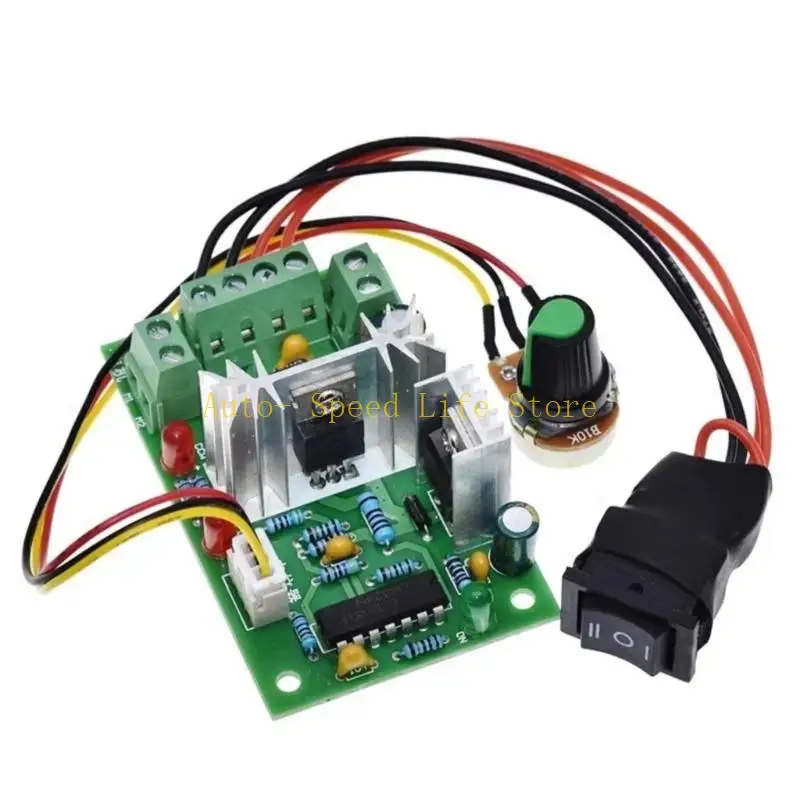 Фото 02DA 120W PWM DC10V-30 В. Скорость двигателя регулируемый регулируемый напряжение управление обратимым №5
