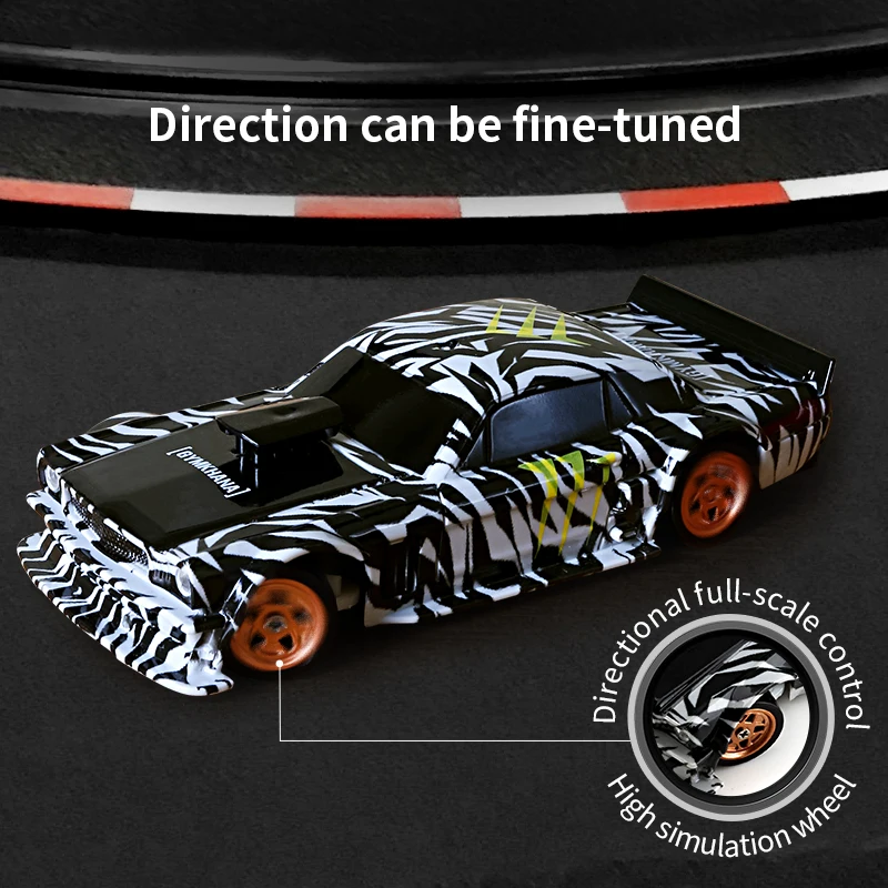 Фото 2.4G RC Drift Car 1/43 4WD Автомобиль с дистанционным управлением Высокоскоростной полноприводный радиоуправляемый обновленный гоночный автомобиль Модель игрушки для мальчика в подарок №4