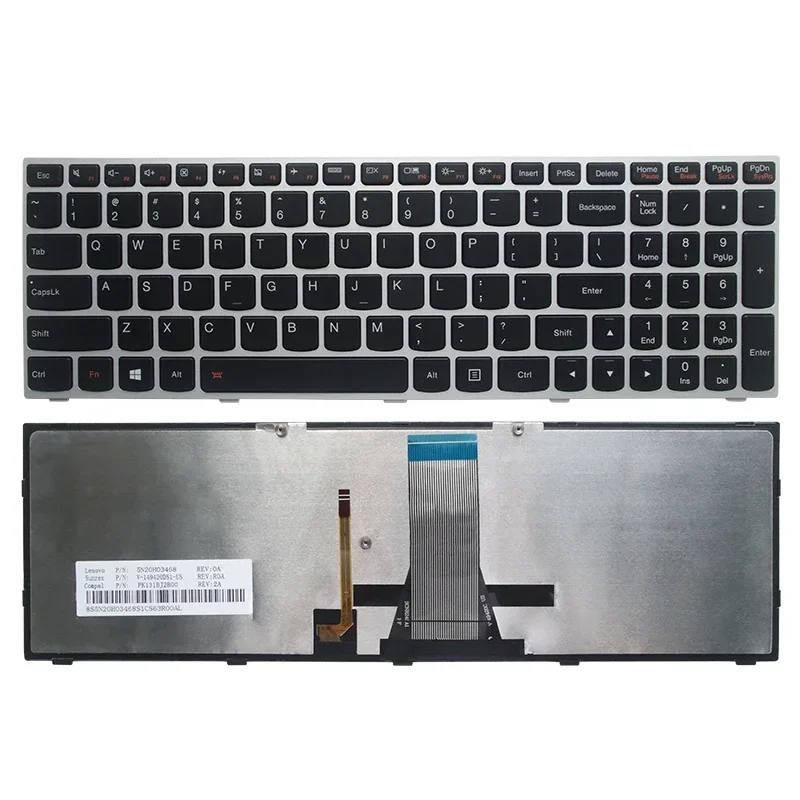 Новая английская клавиатура с подсветкой для LENOVO G50-70 G50-45 B50 G50 G50-30 G70 B50 B51 Y50 Z50