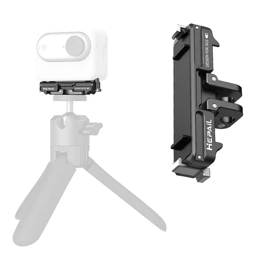 Магнитное быстросъемное крепление для Insta360 Go 3 пластиковое защитное основание для Ista360 Go3 аксессуары для экшн-камеры C0e3