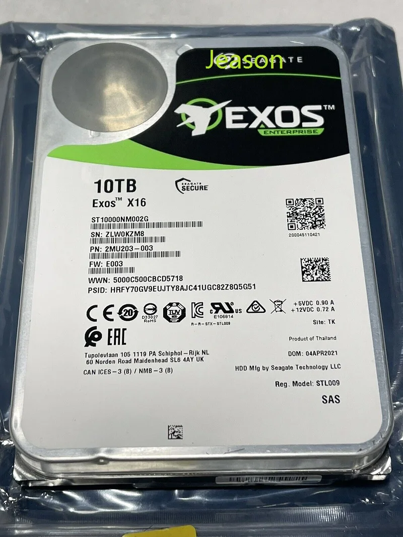Для Seagate Exos X16 10TB 3,5 