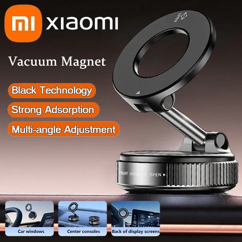 Xiaomi Vacuum Magnet Phone Bracket  360° Multi-angles Adjustment Strong Magnetic Suck Foldable Car Holder For Navigation Stand Держатели и подставки