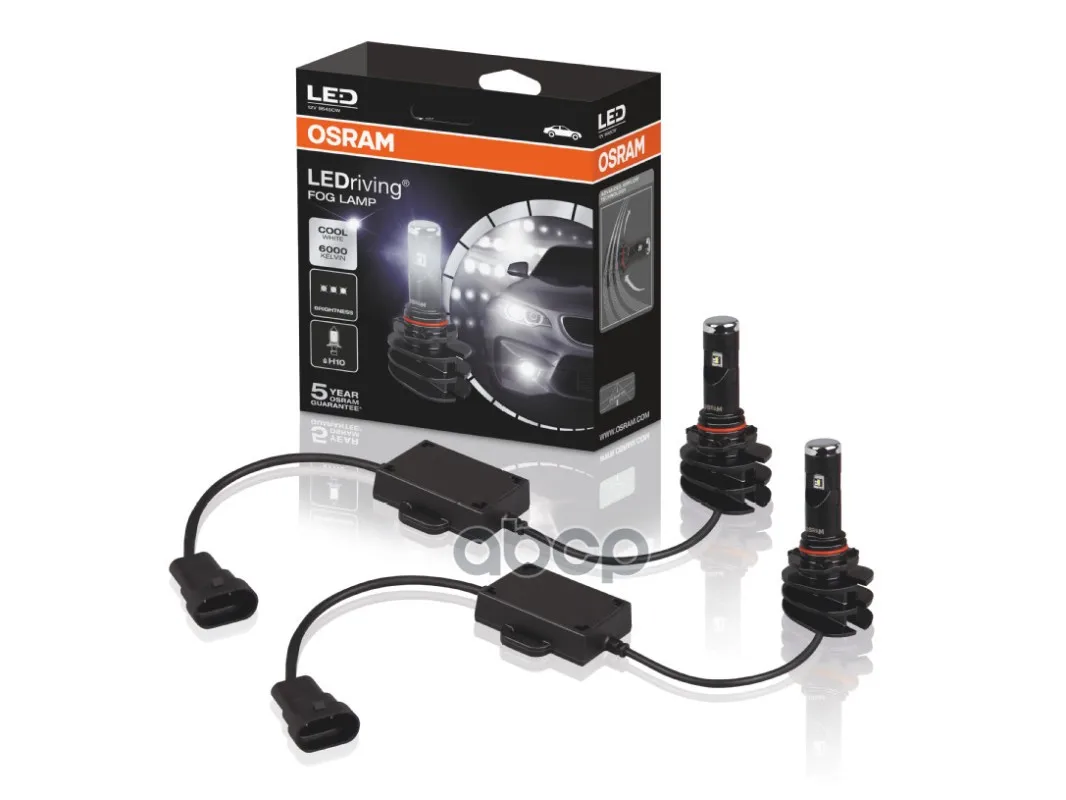Лампа Противотуманная Ledriving Retrofit H10 Py20d 6000k 13w 2шт 12v 9645cw 4052899465039 Osram арт. 9645CW (art.: 3920bcc6bc844) - 3920bcc6bc844