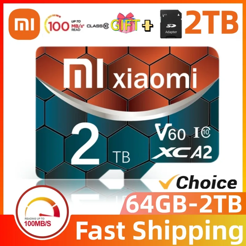 Высокоскоростная карта памяти Xiaomi Mini SD, 1 ТБ, флэш-накопитель Micro TF, карта памяти Usb, 1 ТБ, 512 ГБ, 256 ТБ, 128 ТБ для смартфона