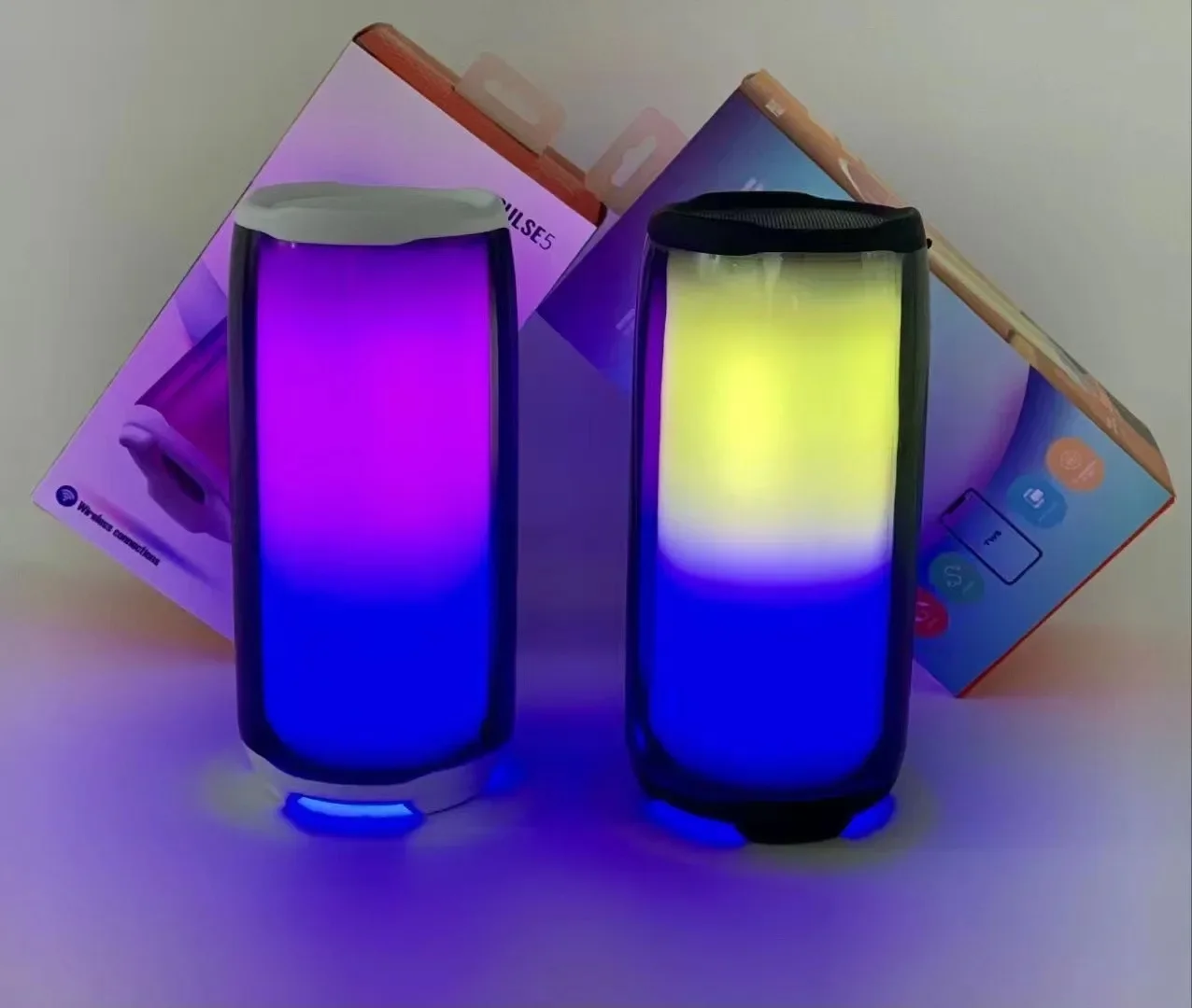 Фото Bluetooth-Колонка PULSE 5 Family K Song, Портативная колонка RGB, атмосферная лампа, внешний водонепроницаемый сабвуфер с микрофоном №4