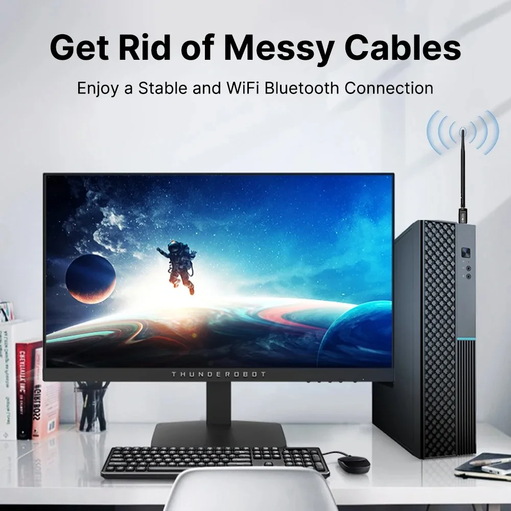 Фото AX900 USB-адаптер Wi-Fi, двухдиапазонный Wi-Fi 6, беспроводная сетевая карта, Bluetooth 5,3, приемник для ПК, драйвер бесплатно для Win10/11 №5