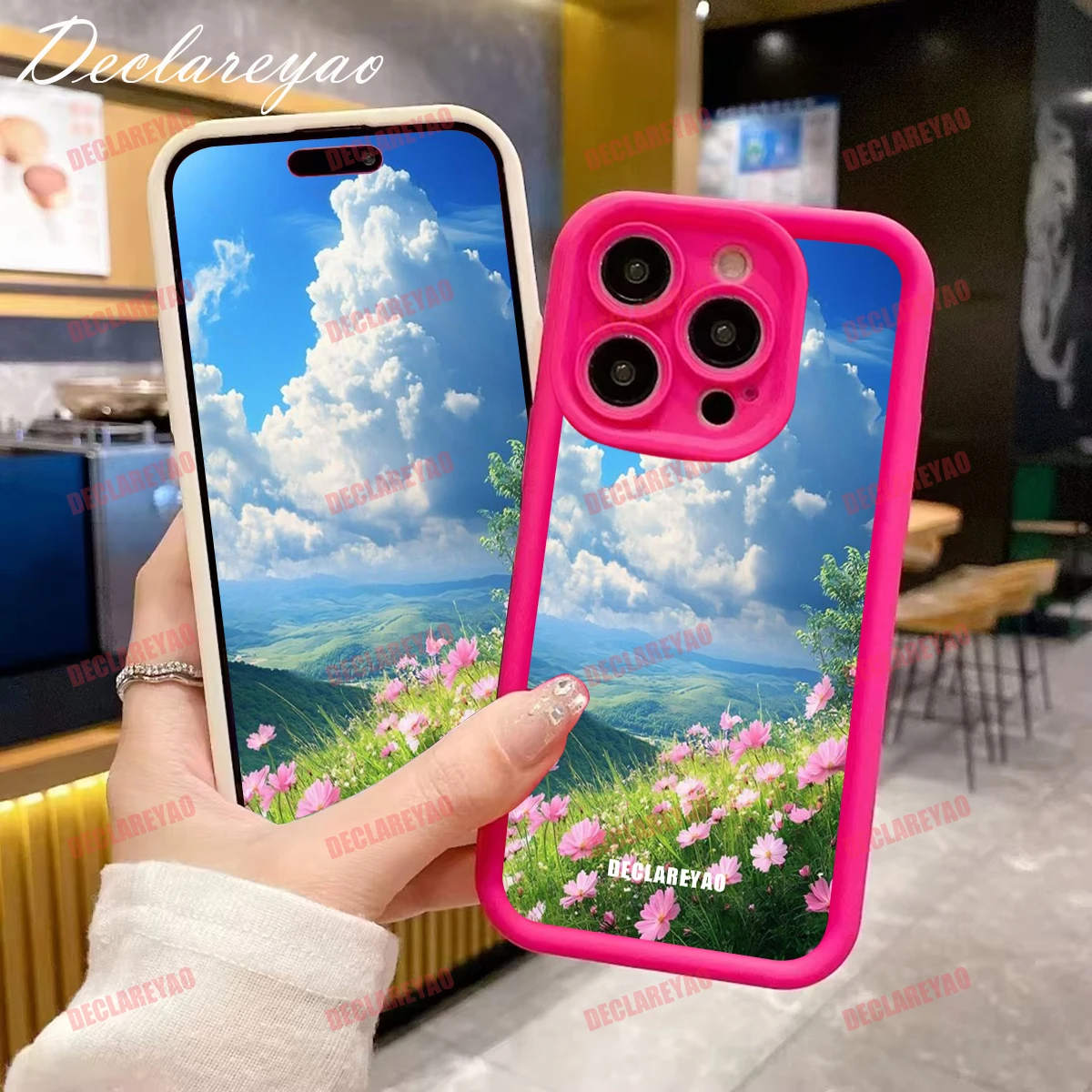 Фото DECLAREYAO матовый тонкий мягкий чехол из ТПУ для Realme Q3i 12 30A 8i 5S P Master Q3 N65 N53 C51S Plus 20A C35 силиконовый противоударный чехол №4