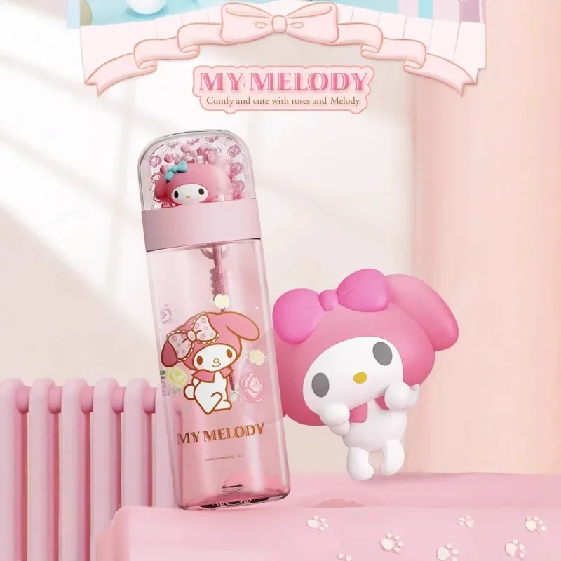520 мл Sanrio Kuromi космическая чашка Cinnamoroll портативная бутылка для воды Melody детский чайник 520 мл спортивные стаканы для питья подарок