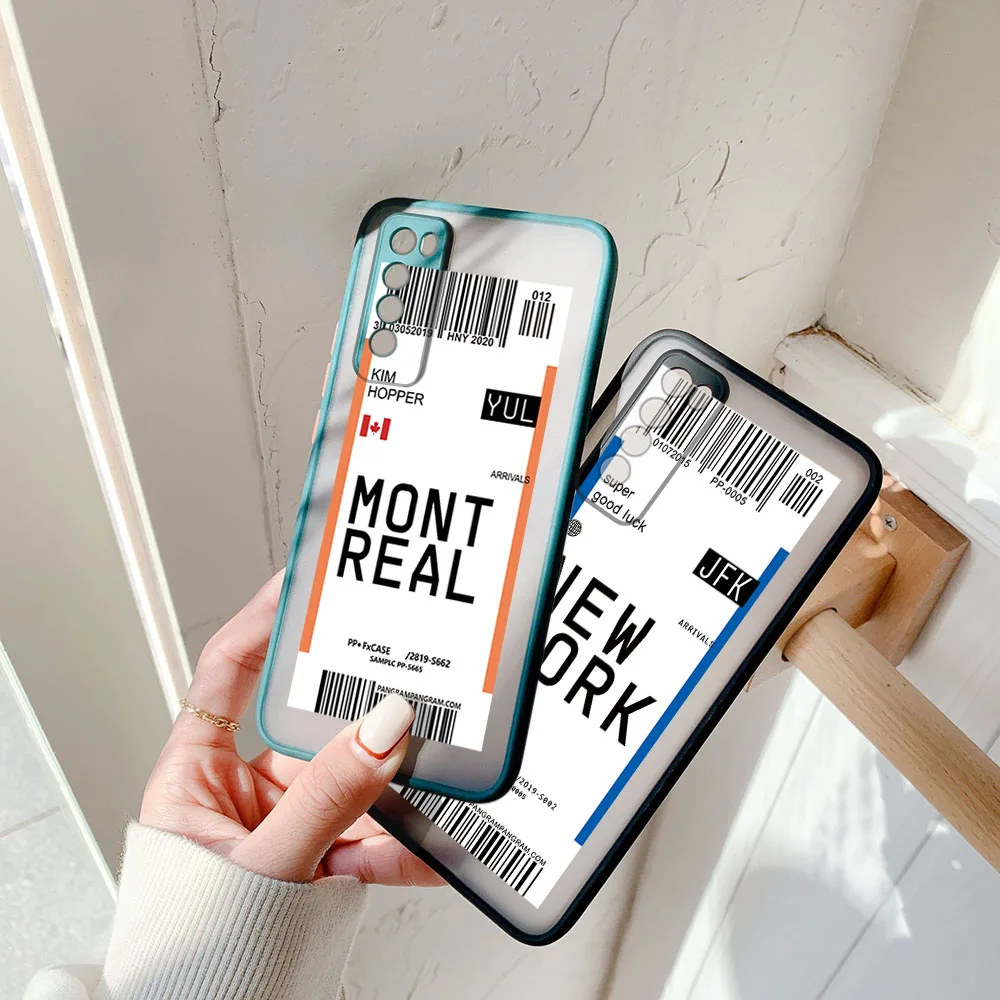 Прозрачный чехол для телефона Samsung S22 A73 A72 A71 A54 S24 S23 S21 S20 Note20 Paris Сеул Сидни
