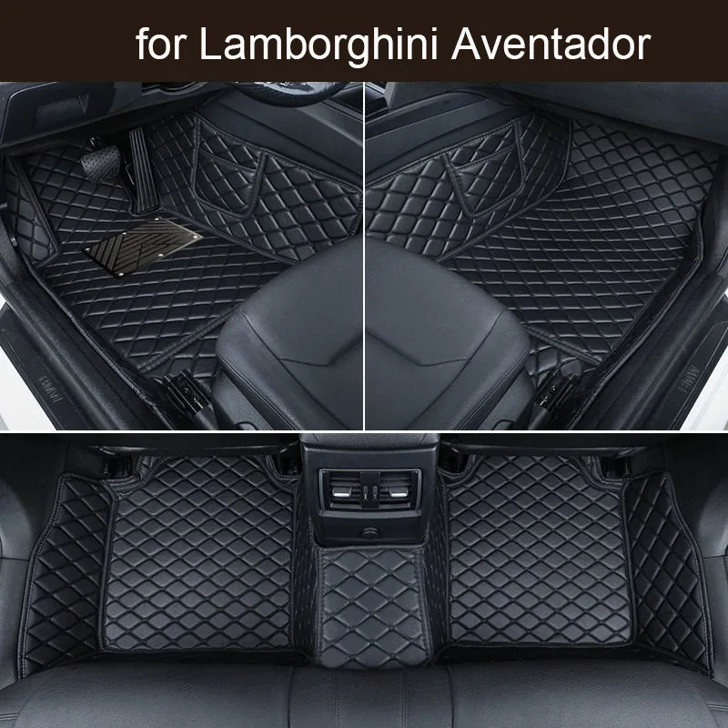 Автомобильные напольные коврики для Lamborghini пуэртадора 2013-2019, аксессуары, автомобильные коврики на заказ