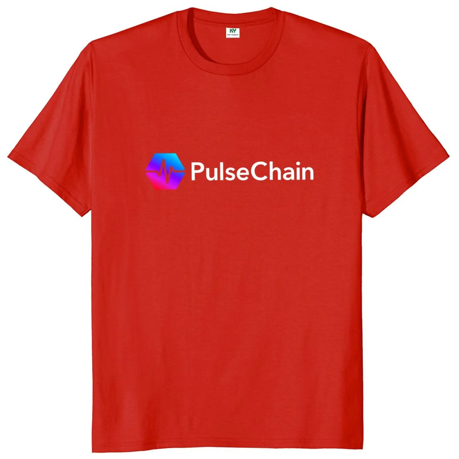 Фото Футболка PulseChain для криптовалюты, шестигранная криптовалюта, пожалуйста, поsacrifice It All Funny, летняя повседневная мягкая футболка европейского размера из 100% хлопка №4