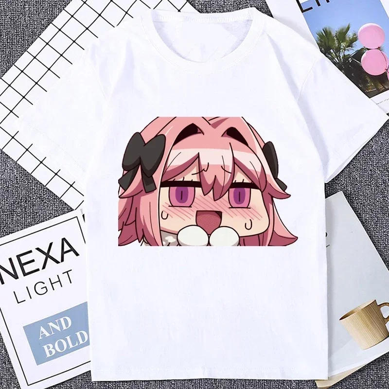 Футболка мужская с графическим принтом аниме FGO Fate Grand Order, Лидер продаж, футболка для фанатов мобильных игр ACG Otaku, модная повседневная Уличная одежда, футболки