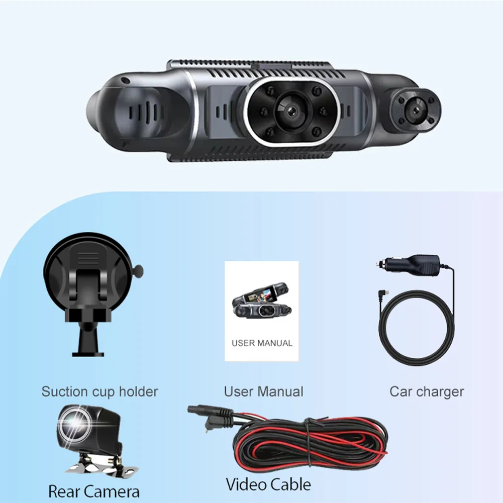 4-канальный Автомобильный видеорегистратор HD 1080P 34 объектив Автомобильный видеорегистратор с Wi-Fi ночным видением циклическая запись 24-часовой парковочный монитор (art.: 3920c193042af) - 3920c193042af