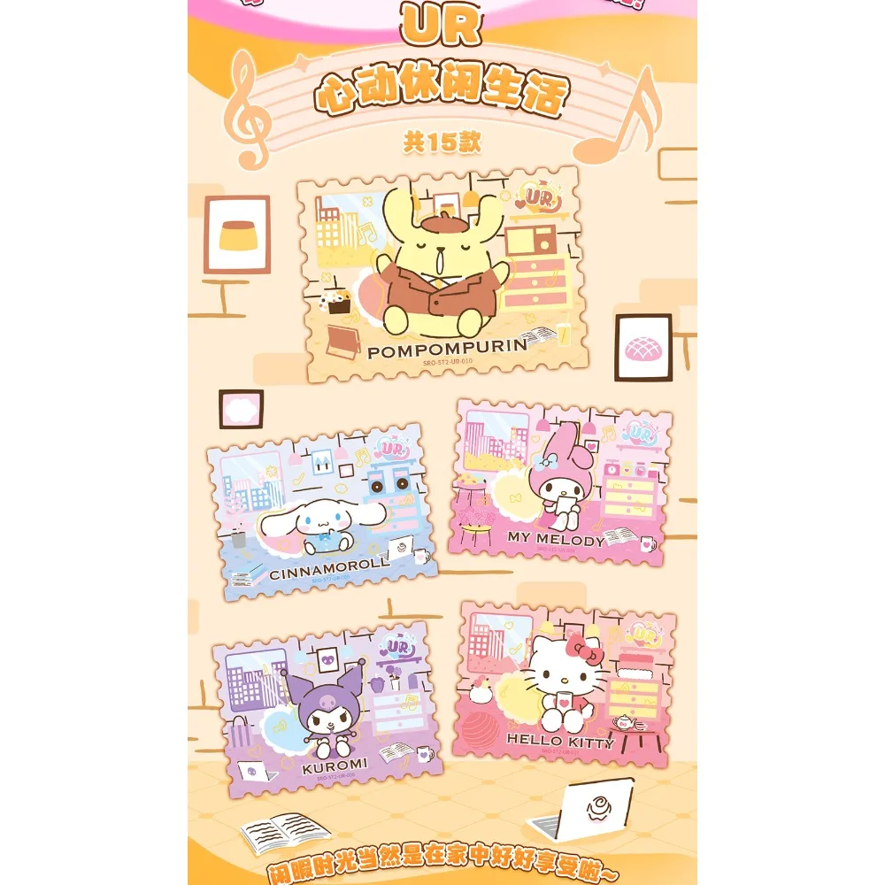 Фото Оригинальная коллекционная карта KABAO Sanrio Hello Kitty Kuromi Cinnamoroll SSR UR SP, милые карты с персонажами, подарок для энтузиастов аниме №3