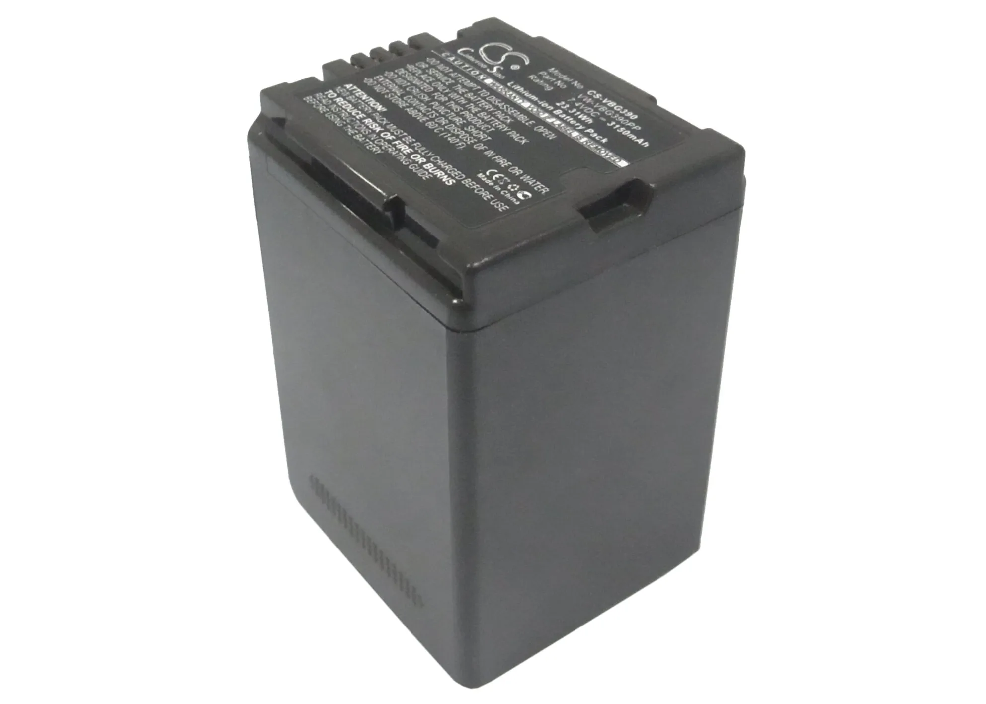 Новый сменный аккумулятор CS Cameron sino для AG-HMC150, AG-HMC40, HDC-SD700, VDR-D51 (3150 мАч / 23,31 Втч) VW-VBG390, VW-VBG390K