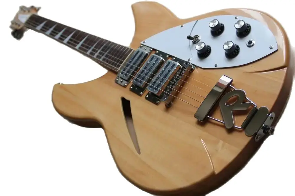 Новая модель электрической гитары Rickenbacker 325, цельный гриф, 3 пикапа, 330 натуральный 120818