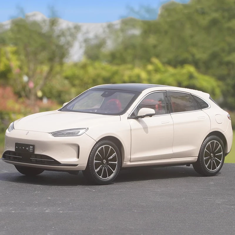 1: 18. Коллекция моделей автомобилей для AITO M5EV Huawei SUV Alloy оригинального Selis Играйте в транспортные средства и модели
