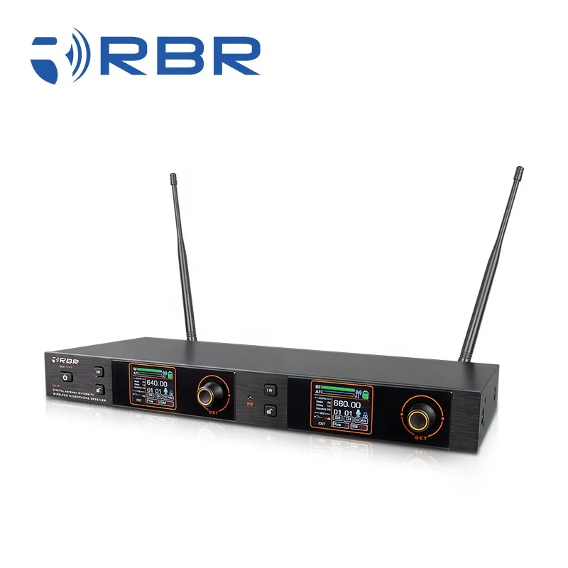 Профессиональная цифровая беспроводная микрофонная система bm777 uhf для караоке с автоматическим отключением звука